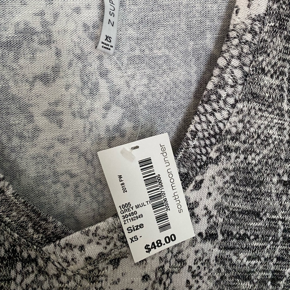 Z Supply South Moon Under Snake Pattern T Shirt - Picture 2 of 6